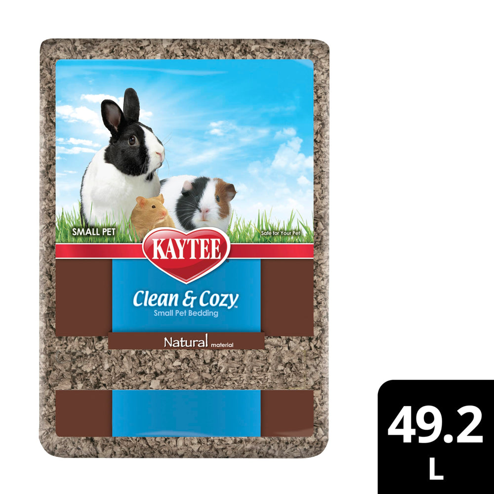 Kaytee cama para animales pequeños, ideal para conejos, cobayas y más.
