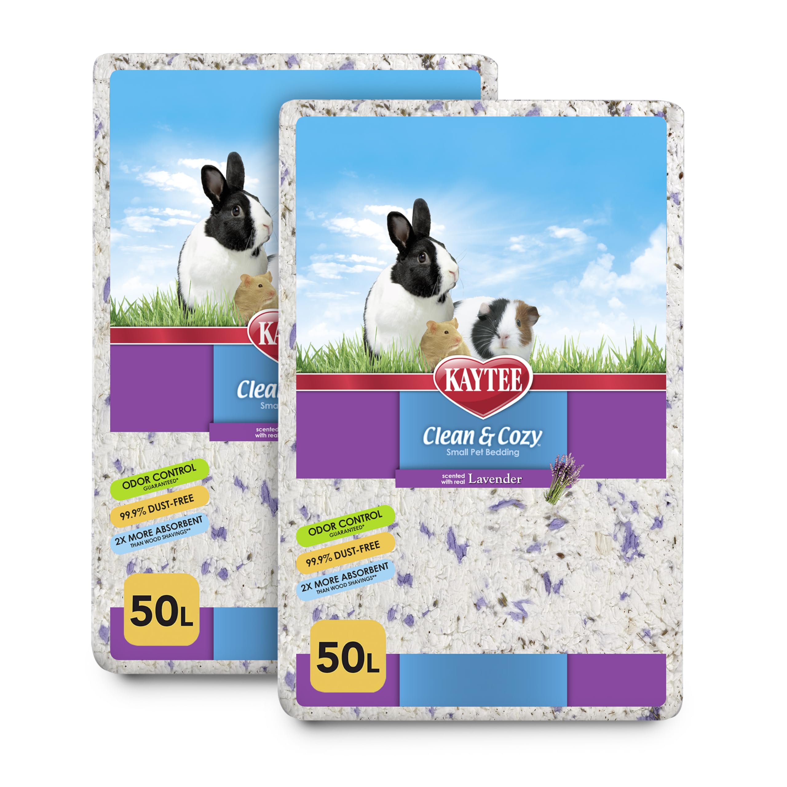 Kaytee lavanda cama de papel para hábitat limpio y fresco