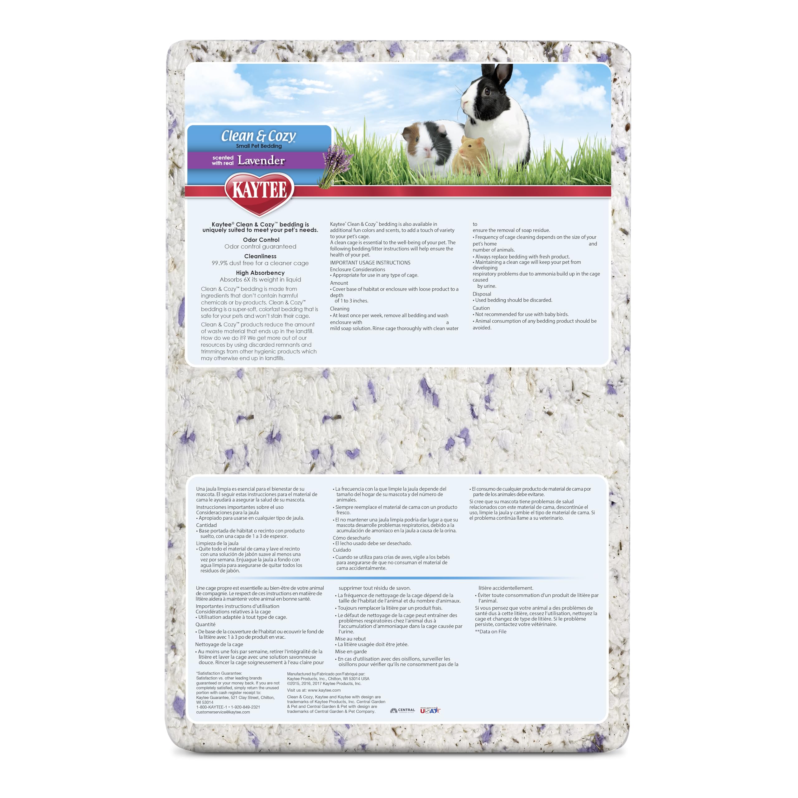 Kaytee aroma lavanda natural para rutina diaria