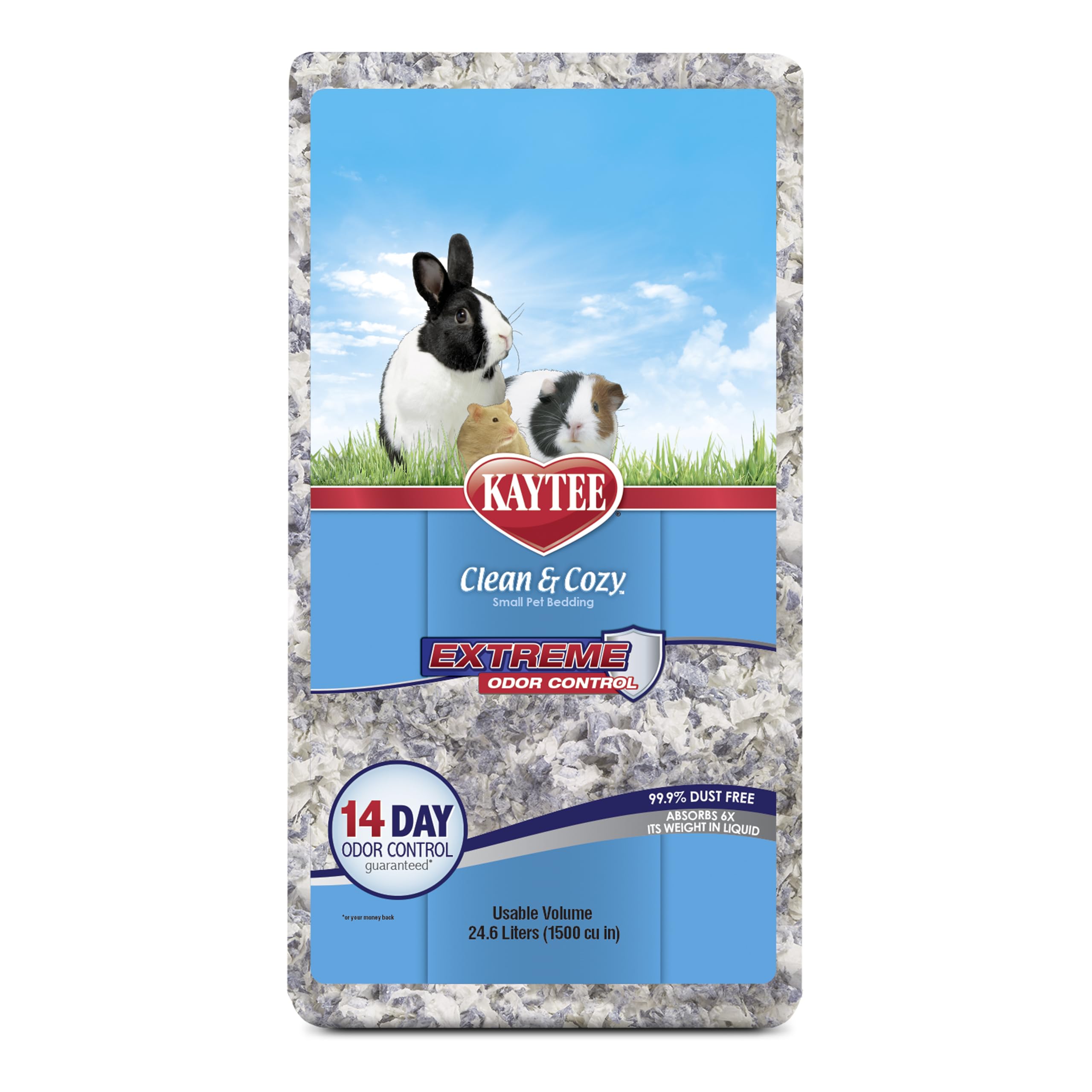 Kaytee, control de olor en cama para mascotas pequeñas 24-6L