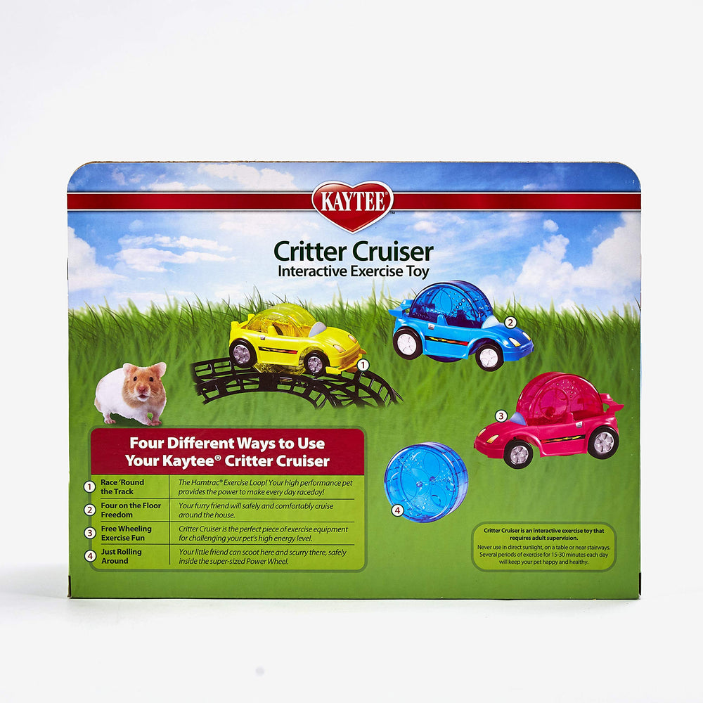 Modo móvil de Kaytee Critter Cruiser para conducción en superficies planas.