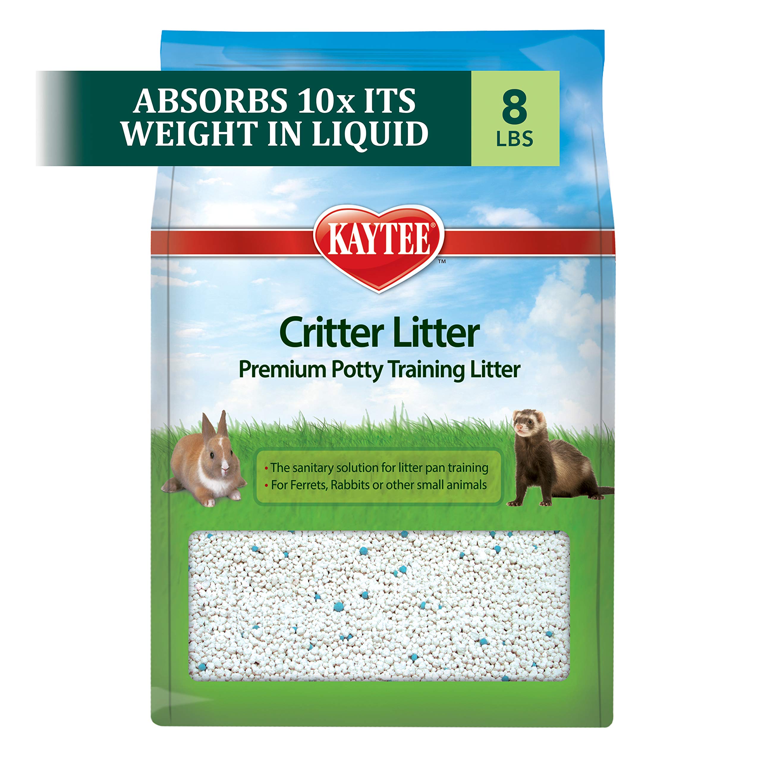 Kaytee Critter Litter ayuda a controlar olores del recinto.