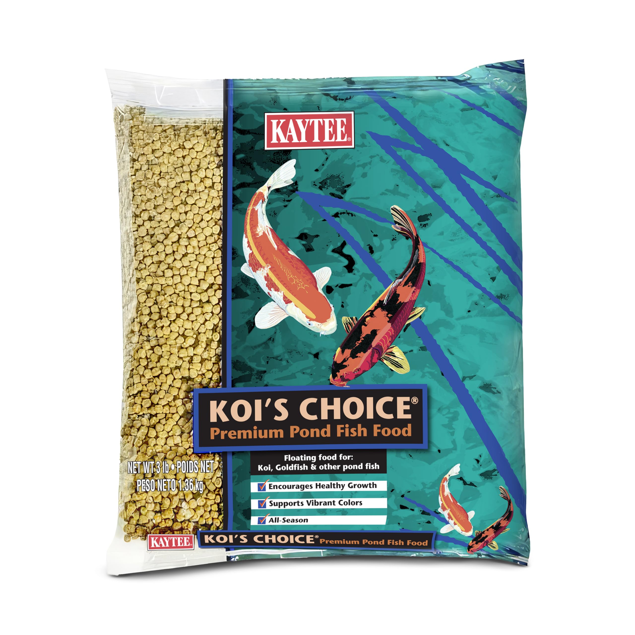 Kaytee Elección Koi granulado flotante para koi.