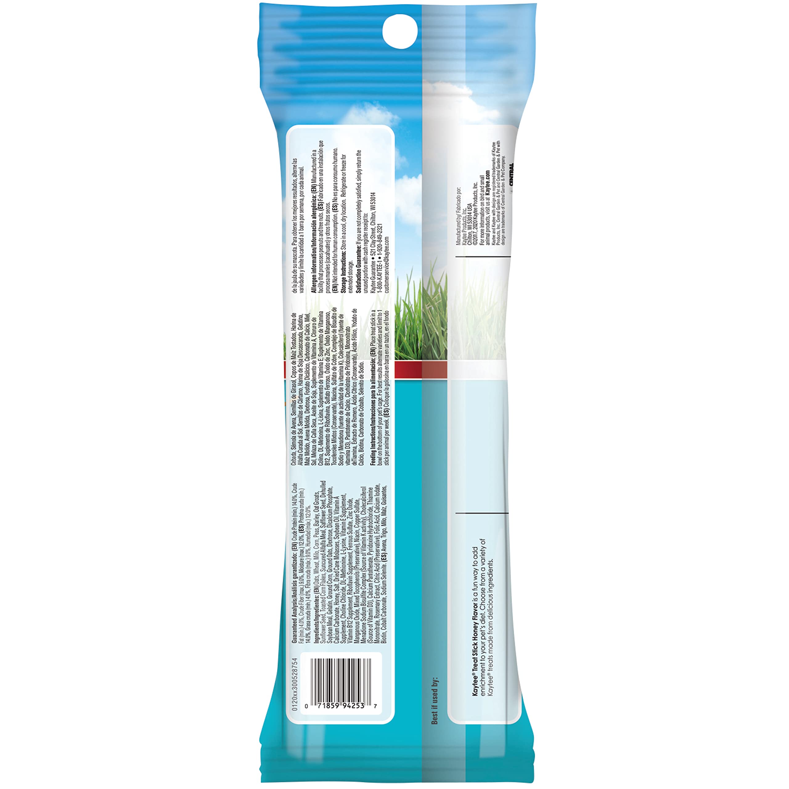Kaytee empaque palito sabor miel para conejos, premio saludable