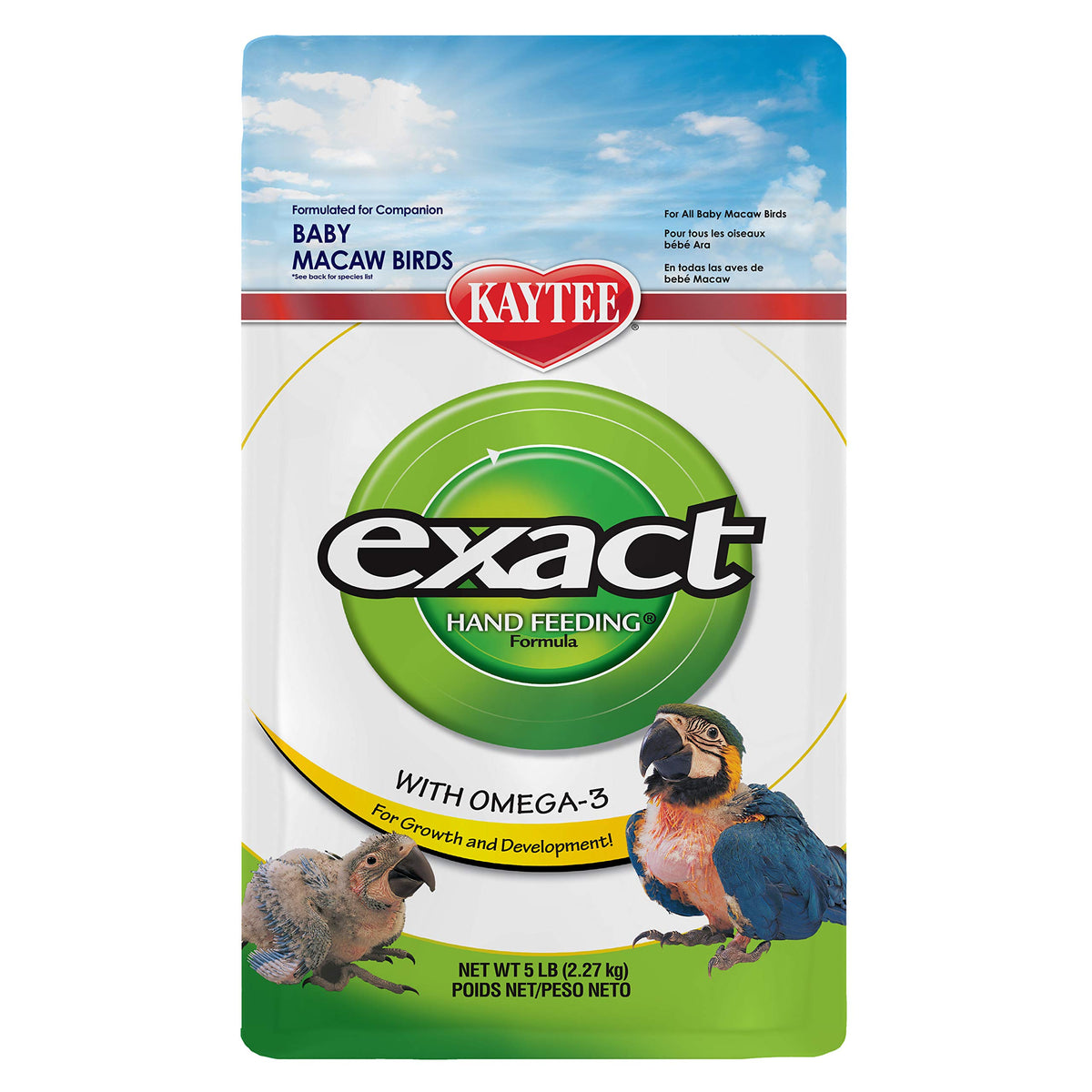 Kaytee Exact botella de fórmula para bebes pajaros, favorece crecimiento.