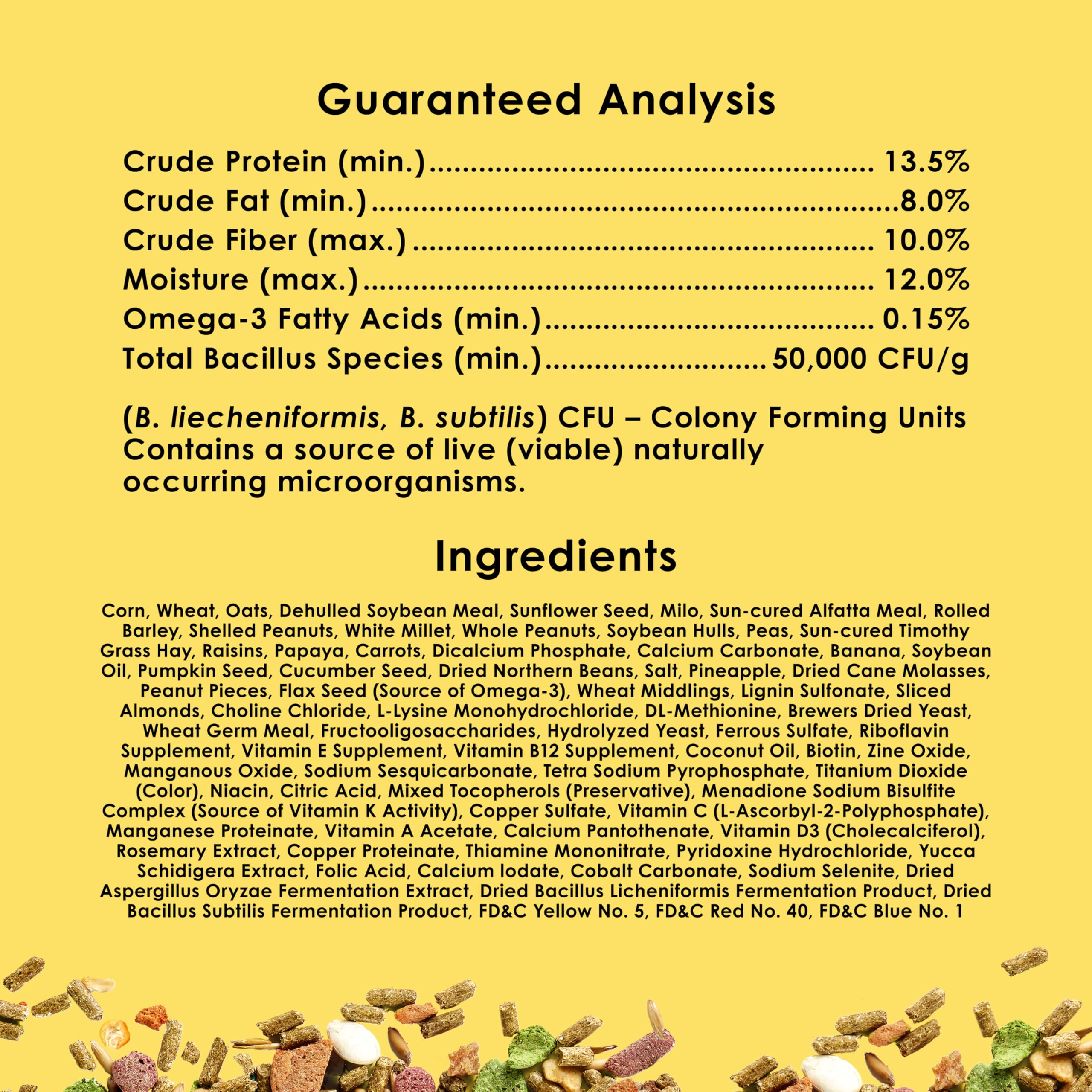 Kaytee Fiesta: fórmula elaborada por nutricionistas de roedores para una dieta completa