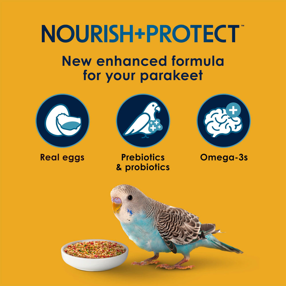 Kaytee Forti-Diet Pro Health Egg-Cite, enfoque en cría y muda de periquitos