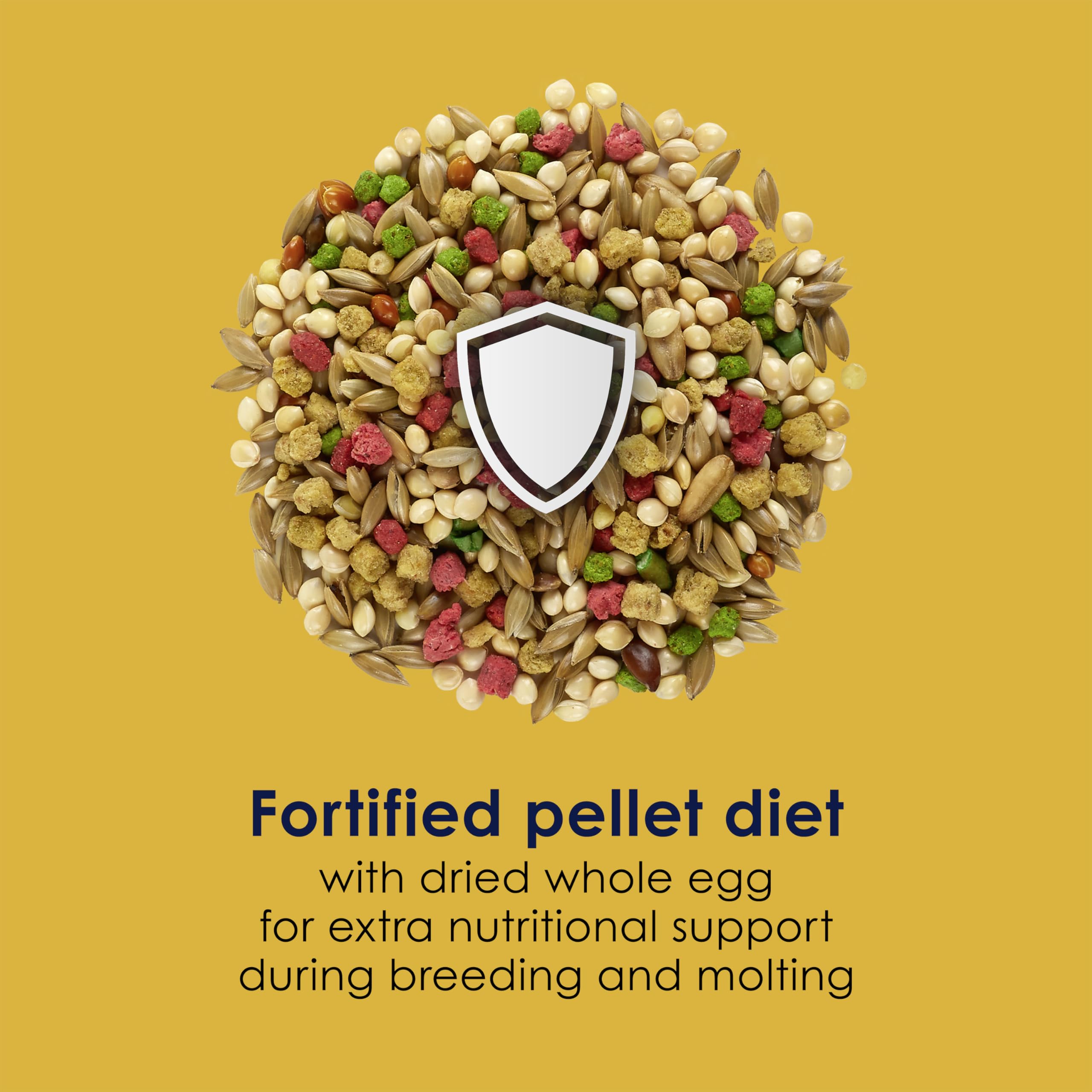 Kaytee Forti-Diet Pro Health Egg-Cite, envase práctico para alimentación diaria