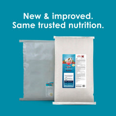 Etiqueta nutricional clara de Kaytee Forti-Diet Pro Health Nourish+Protect para consumo diario.