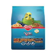 Kaytee Forti-Diet Pro Health para periquitos, bolsa de 2 libras, alimentación diaria fiable.