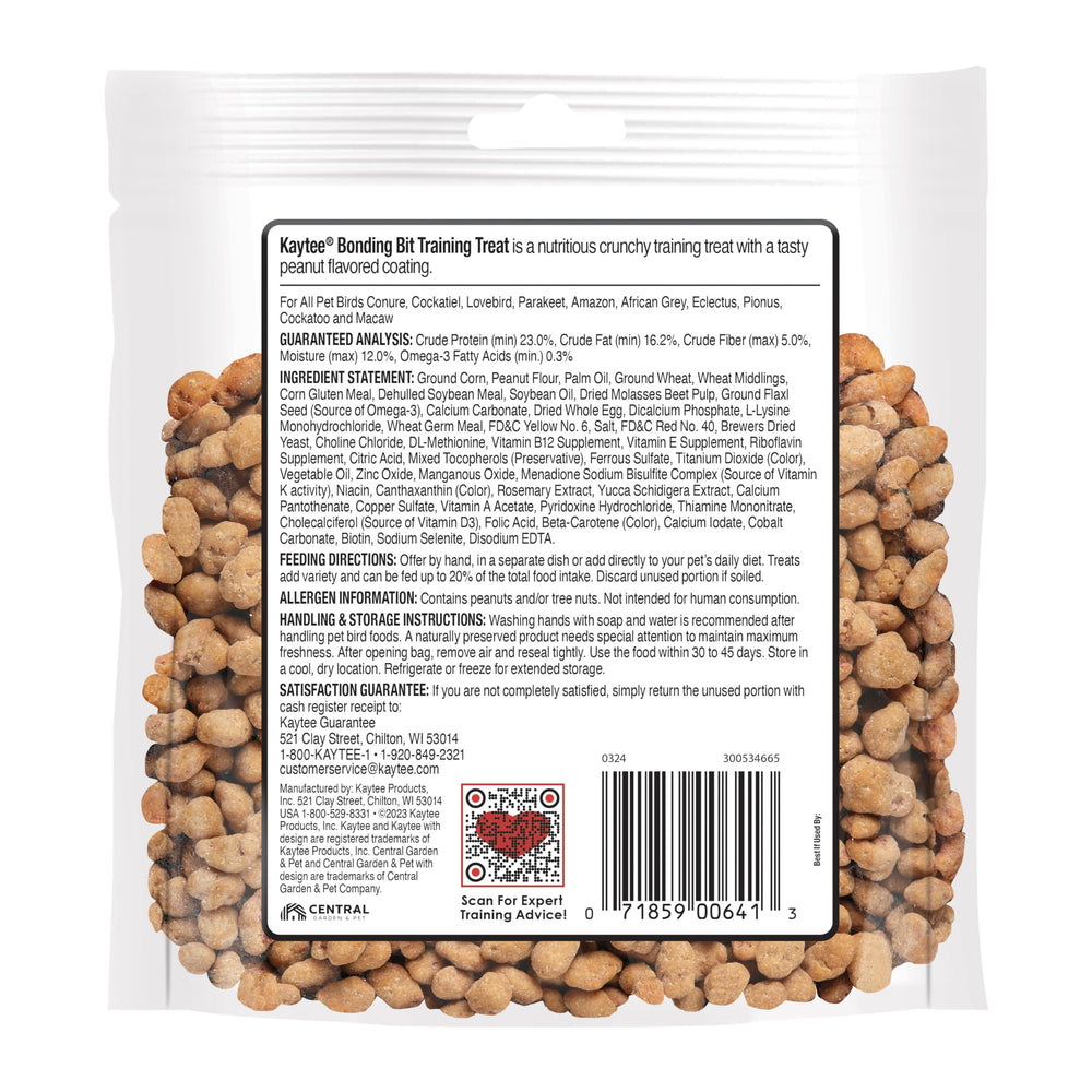 Golosinas Kaytee para aves lorito: refuerzo delicioso para entrenamientos