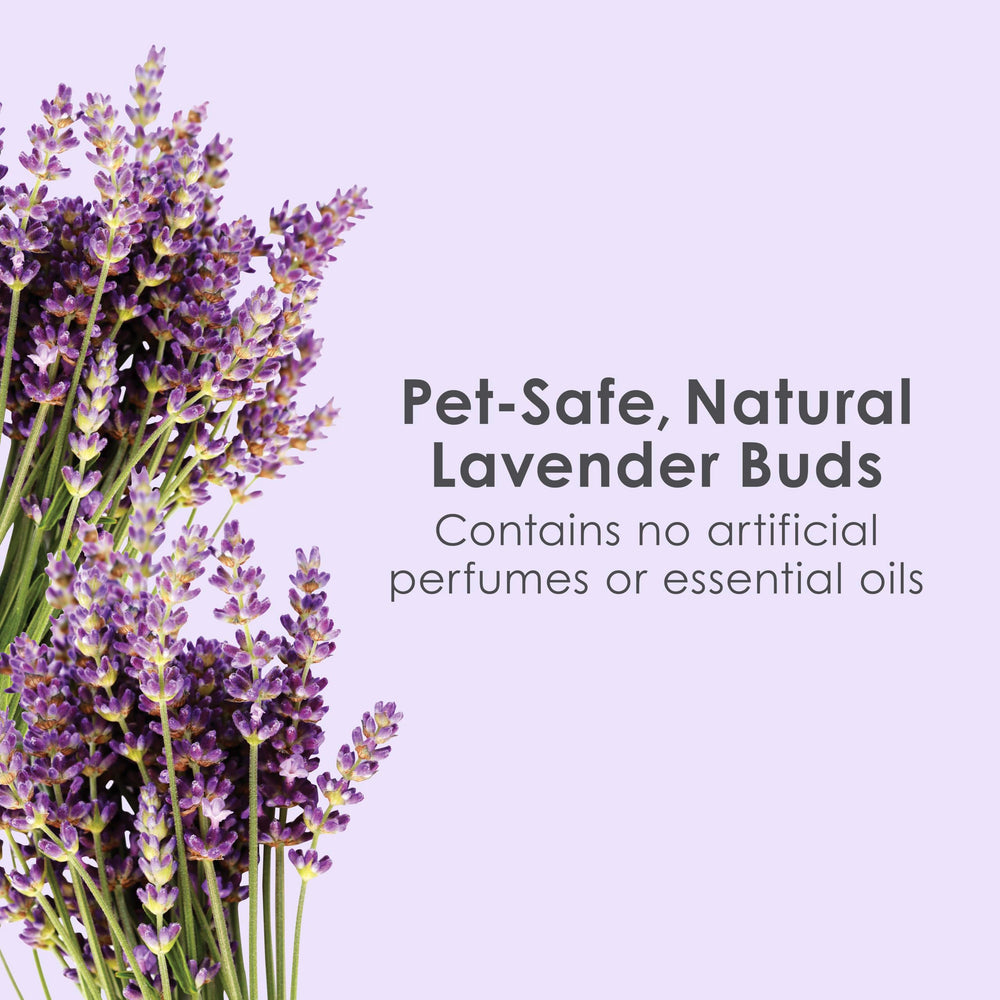 Kaytee Limpio y Acogedor Lavanda absorbe hasta 6x su peso en líquido.