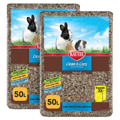 Kaytee cama de papel natural limpia y acogedora, con bajo polvo para mascotas pequeñas.