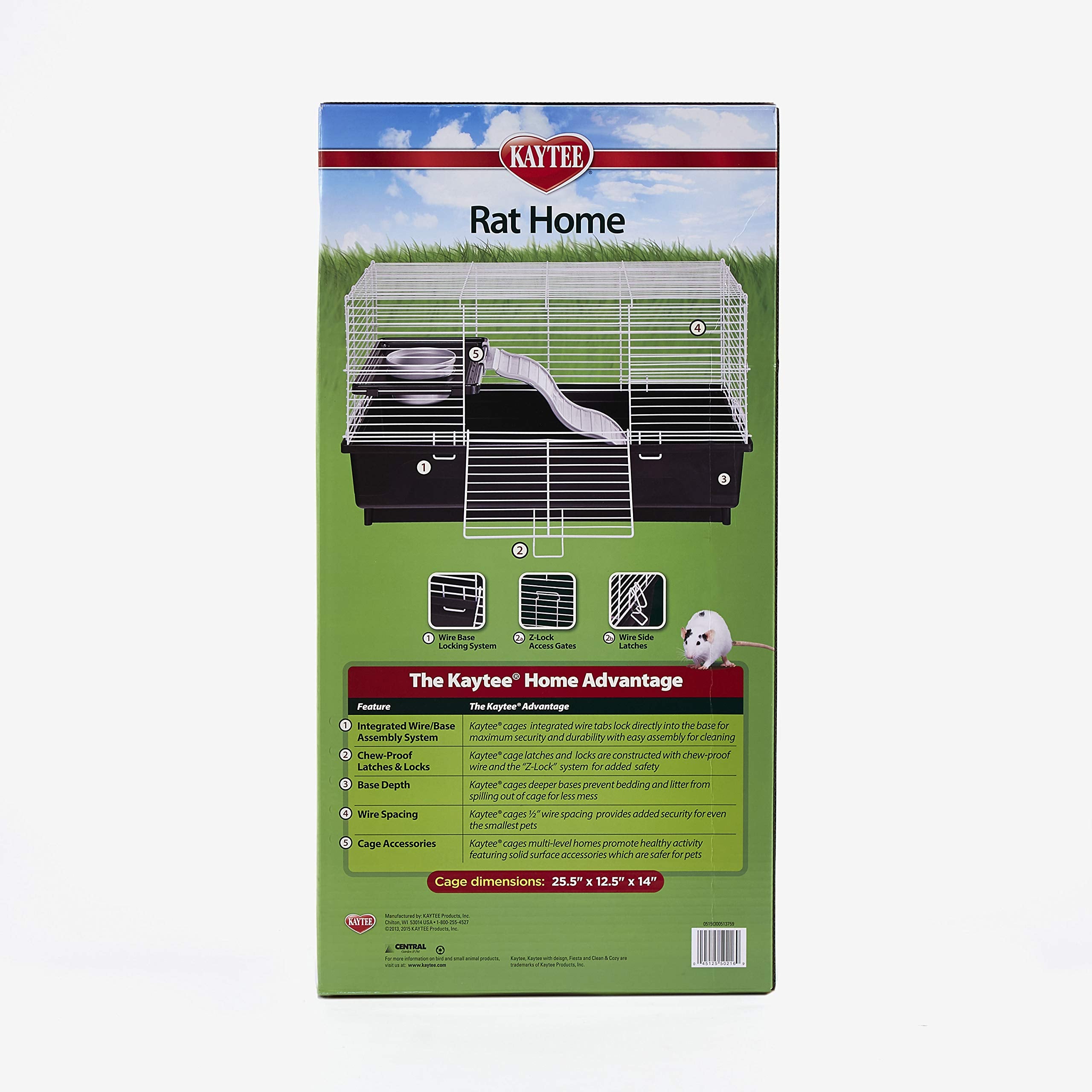 Kaytee My First Home Habitat base profunda para evitar derrames