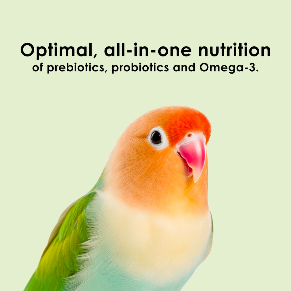 Kaytee Nutri Soft: omega-3 para plumaje y salud general del ave.