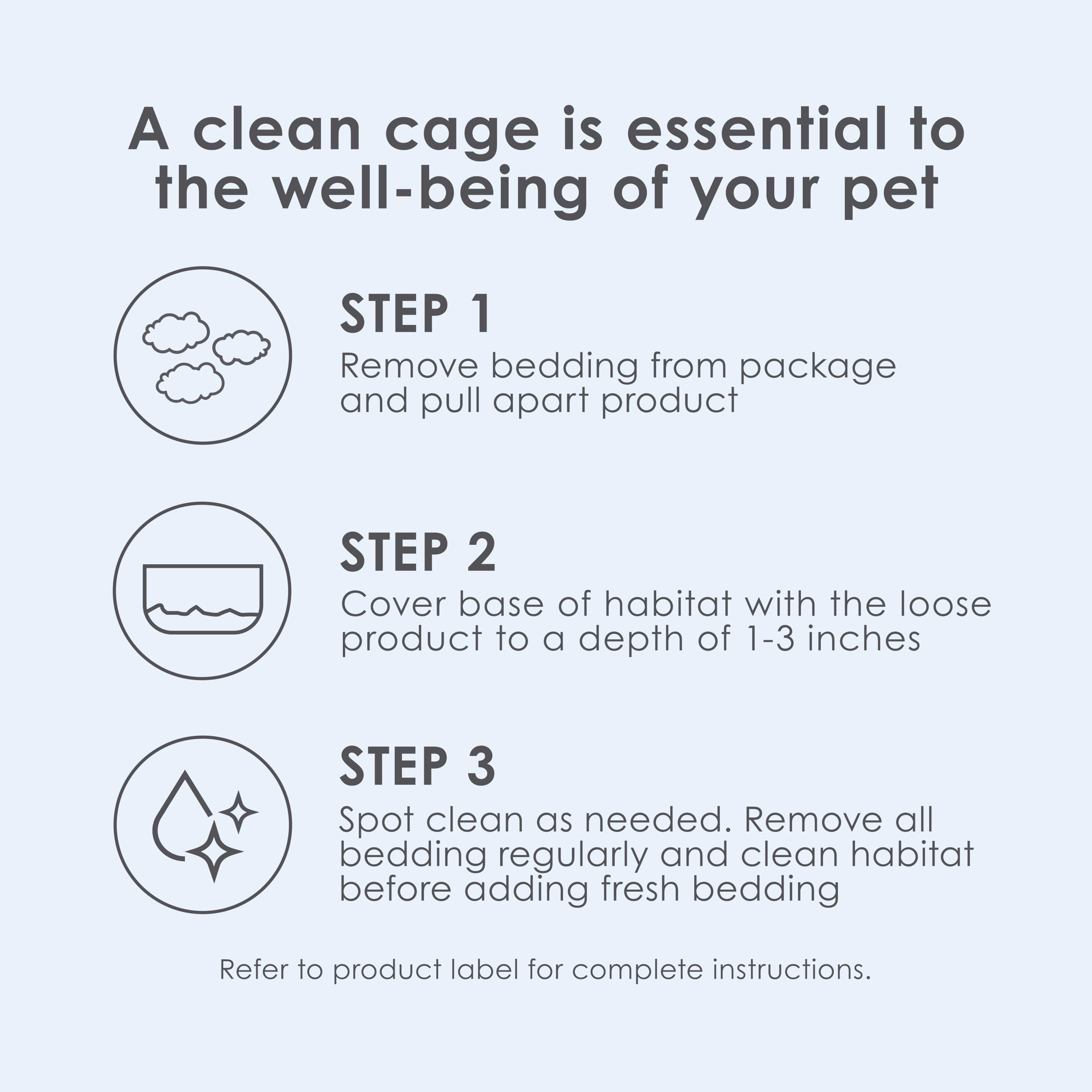 Kaytee Clean & Cozy: papel premium libre de químicos para seguridad de mascotas.