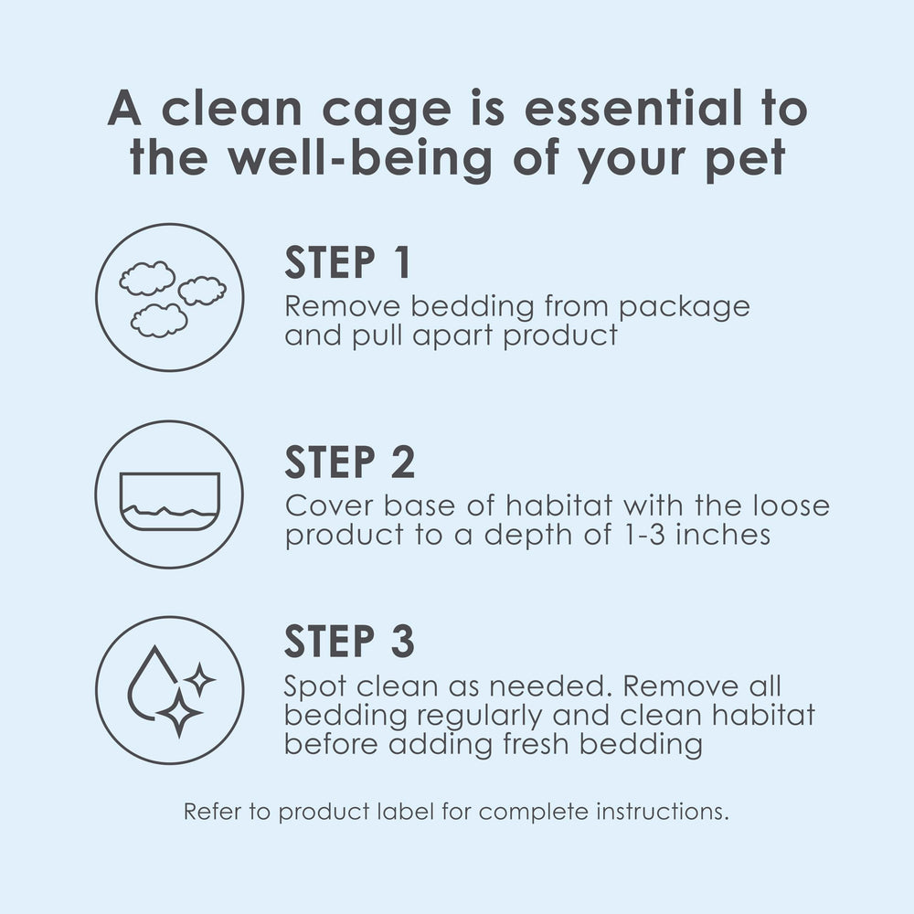 Kaytee Clean & Cozy: papel premium libre de químicos para seguridad de mascotas.