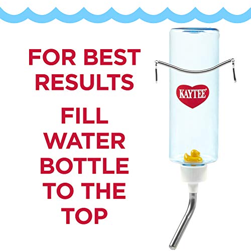Kaytee pato flotante; recordatorio para rellenar el agua.