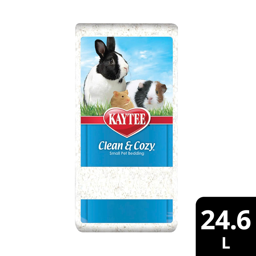 Kaytee Clean & Cozy: presentación de 24,6 litros para uso prolongado en jaulas.