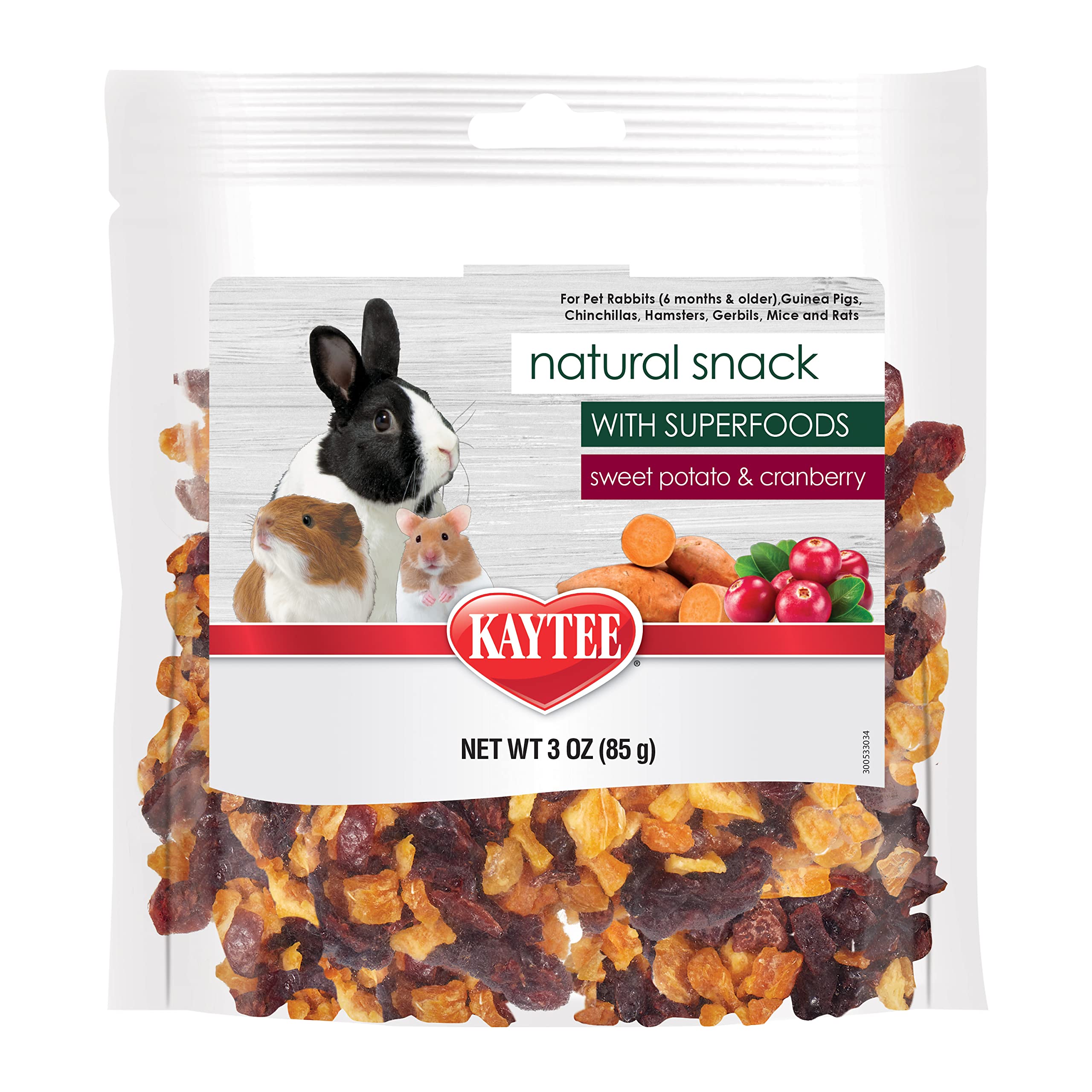 Kaytee Snack Natural en envase, ideal para premios diarios