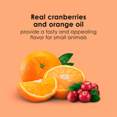 Kaytee Super C Bites sabor cranberry y naranja para cobayas y conejos