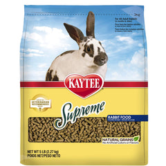 Kaytee Supreme alimento para conejos en envase de 5 lb, nutrición equilibrada.