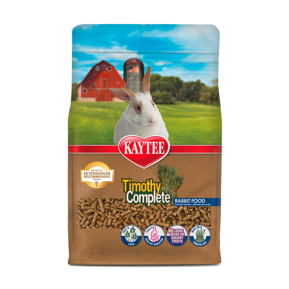 Kaytee Timothy Complete pellets para conejo, promueven digestión saludable
