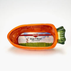 Kaytee Vege-T-Bowl con borde cerámico seguro, sin plomo.