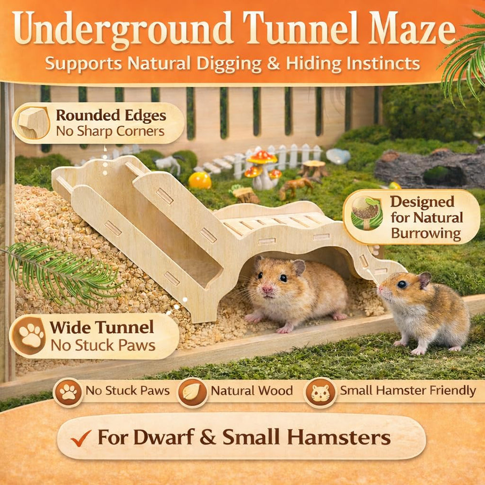 Kcrygogo Hamster Explorer Set: accesorios para jaula que enriquecen la experiencia.