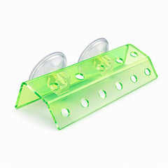 kcrygogo portafragmentos de coral fluorescente verde con ventosas dobles para fijación estable