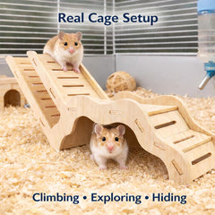 kcrygogo tunel subterraneo hamster, ideal para juego de túneles y descanso seguro