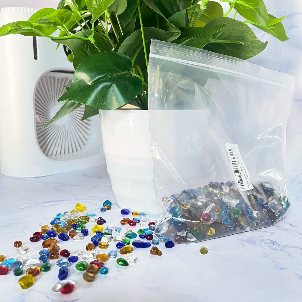 Piedras vidrio Keedolla para acuario y macetas decorativas