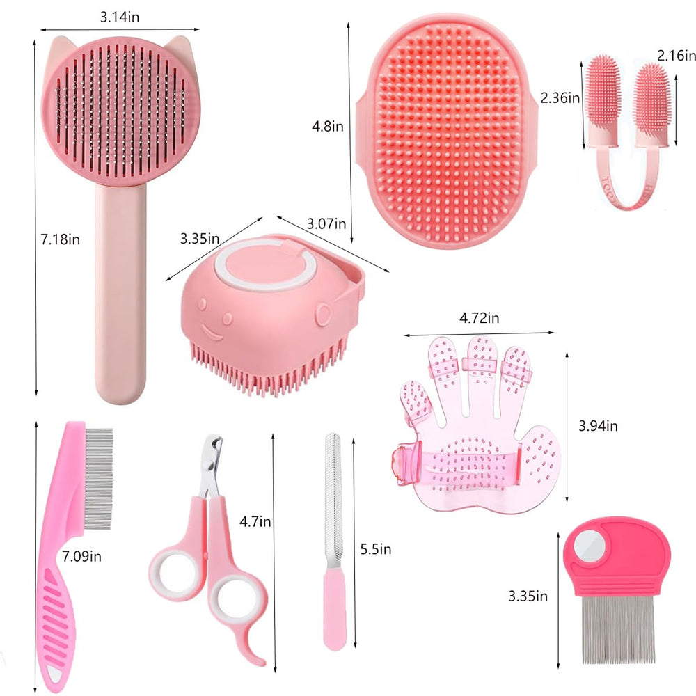 Keeplkvoc cepillo baño con dispensador de champú para un lavado cómodo.