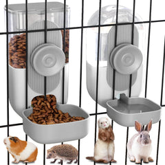 Kenond alimentador-bebedero colgante 35oz, práctico para mascotas pequeñas en jaula.
