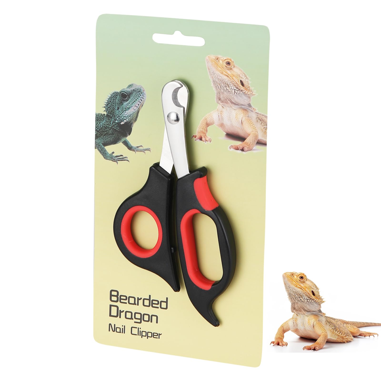 KEUYE tijeras-uñas-dragón-barbudo precisas para recortar con precisión.