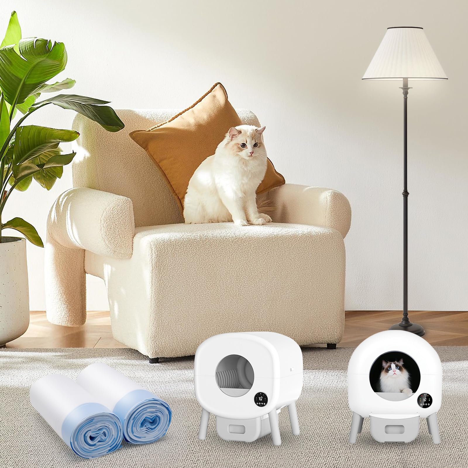 kevetheg liners para hogares con varios gatos, menos cambios