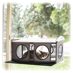 K&H EZ Mount Penthouse, vista frontal de la ventana para observar el exterior con seguridad