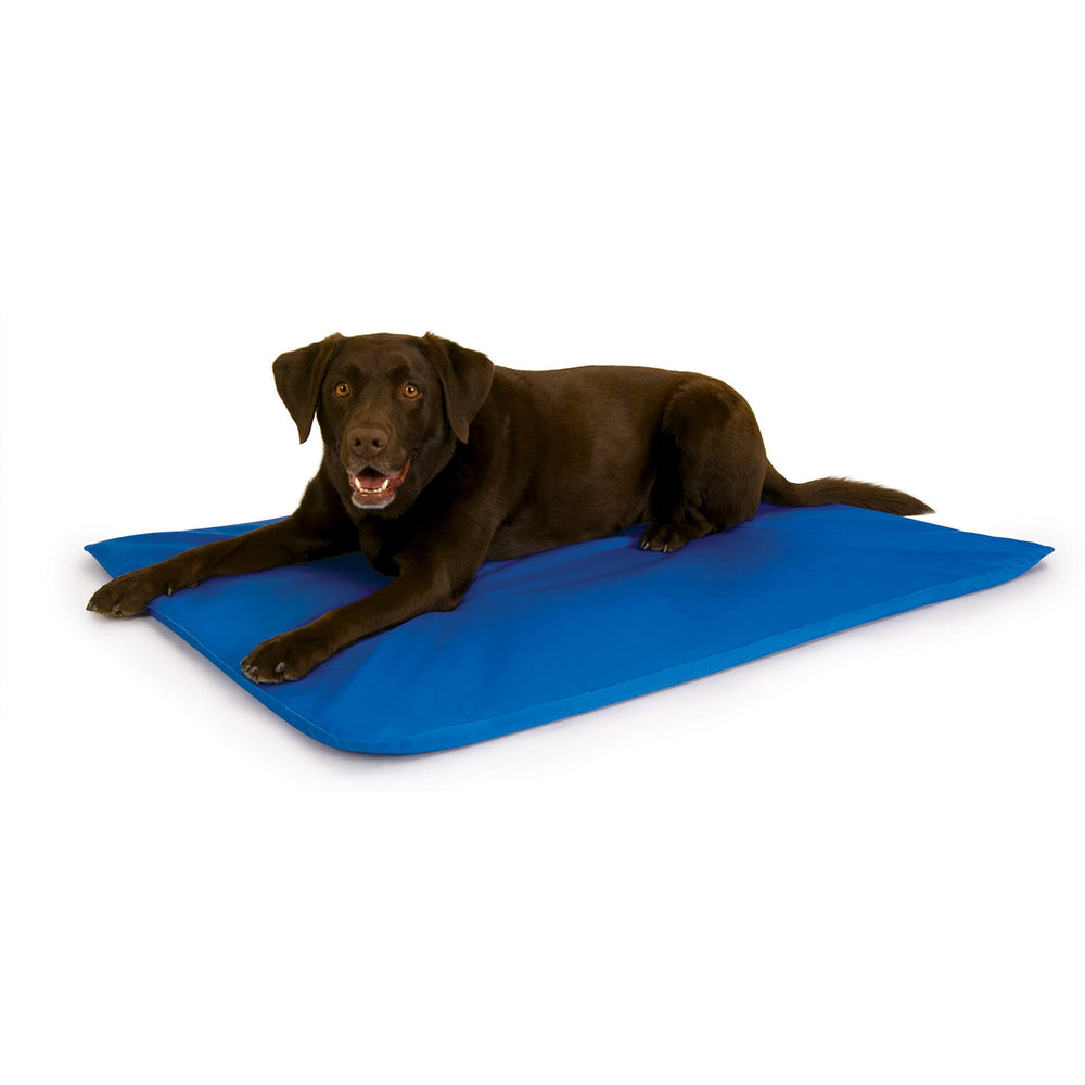Cama enfriante III de K&H para perros grandes, azul, sin electricidad.