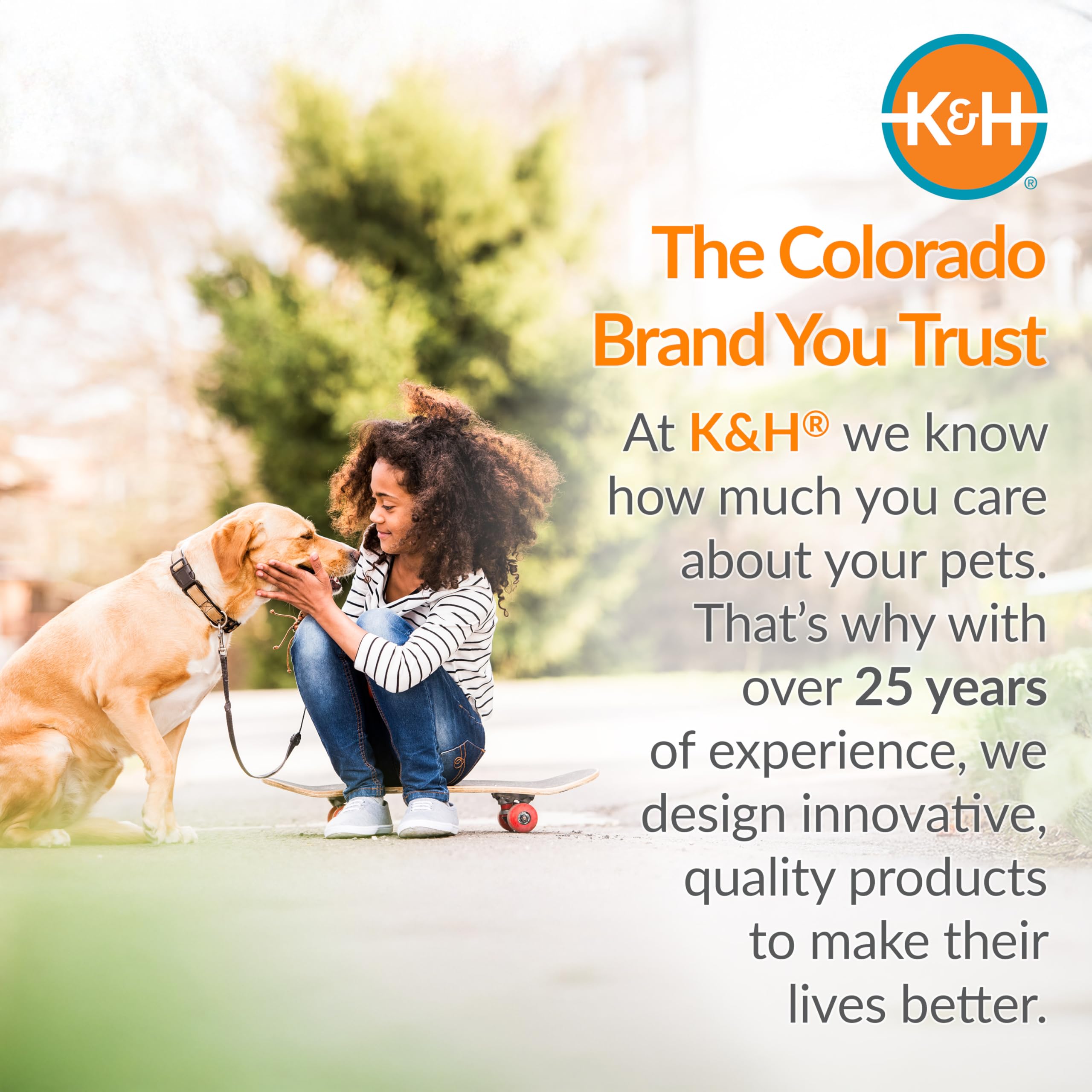 K&H Pet Products Versiones disponibles en mediana, grande y XL