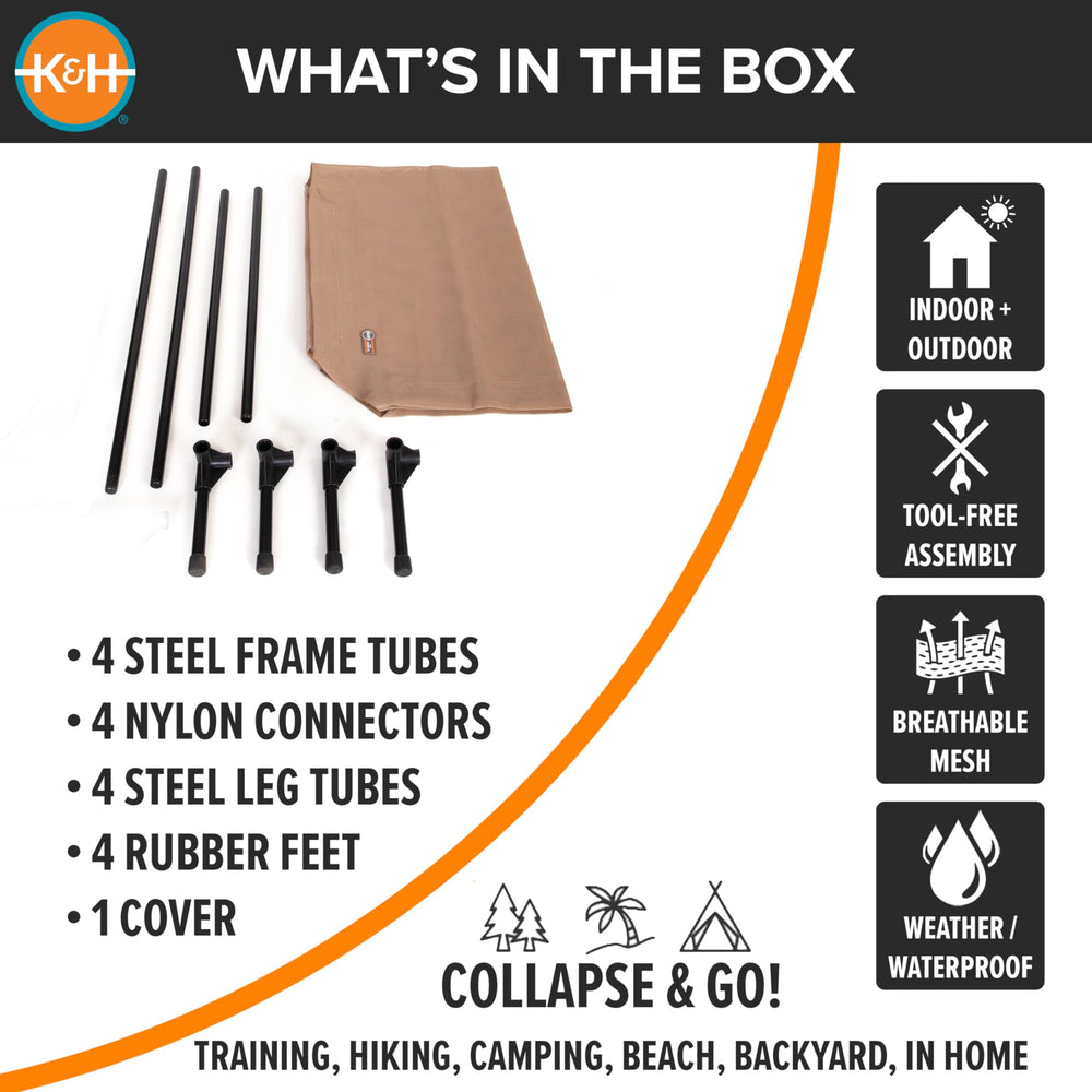 K&H Pet Products Uso interior o exterior para comodidad diaria