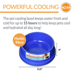 K&H Pet Products Coolin' tazón aislamiento doble: mantiene la temperatura por más tiempo.