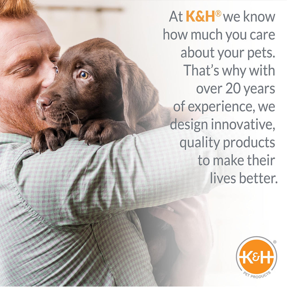 K&H Pet Products Coolin' tazón capacidad 96 oz: suficiente agua para mascotas grandes.