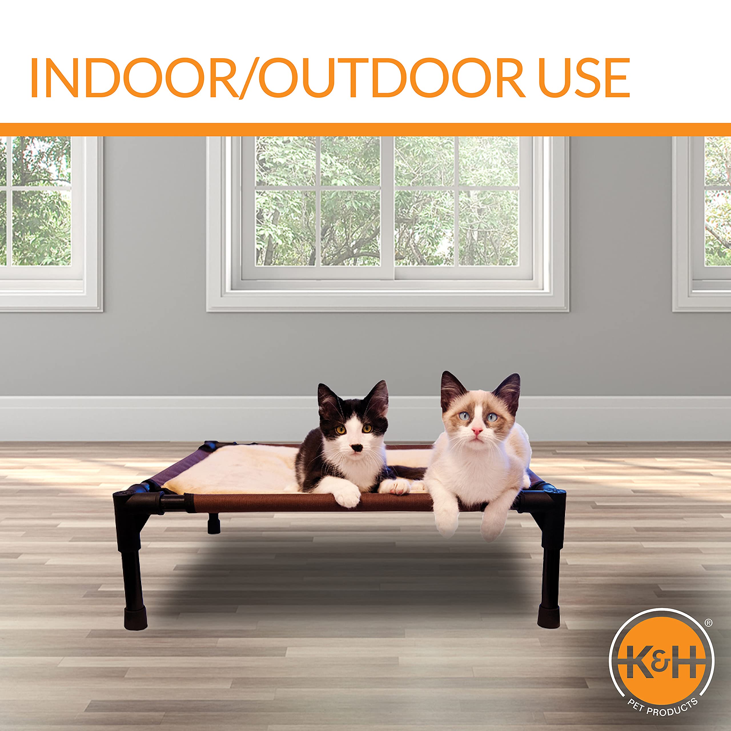 K&H Comfy Pet Cot ideal para camping y viajes ligeros.