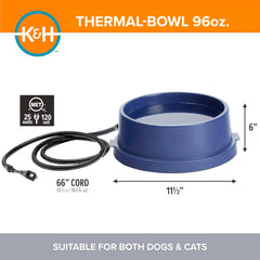 K&H Thermal-Bowl, detalle del sello interior y protección contra fugas.