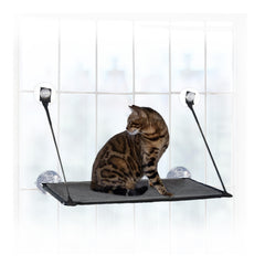 K&H Pet Products EZ Mount Cat Window Perch: montaje sencillo y vista para gato