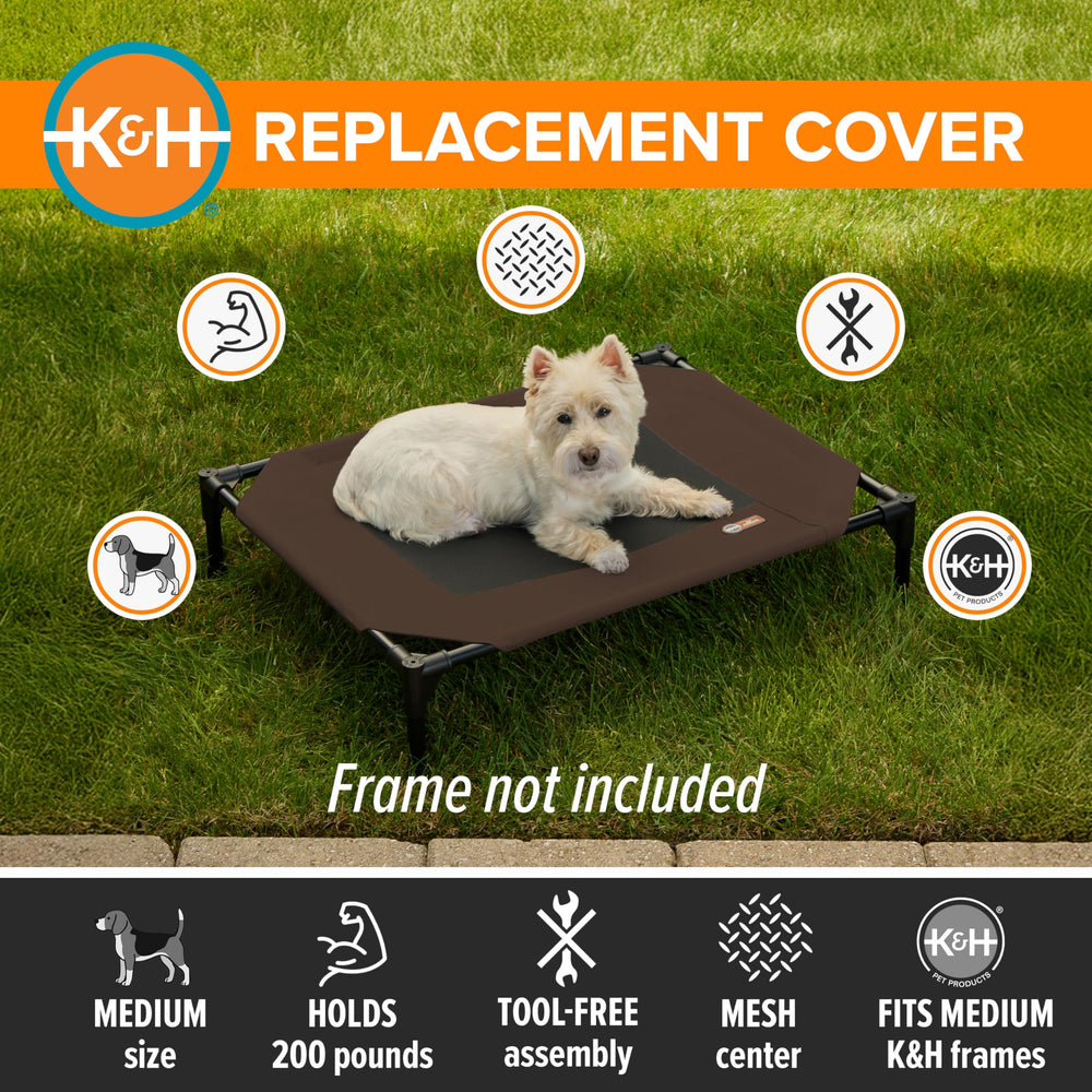 Funda repuesto de cama K&H para perro, instalación rápida sin herramientas