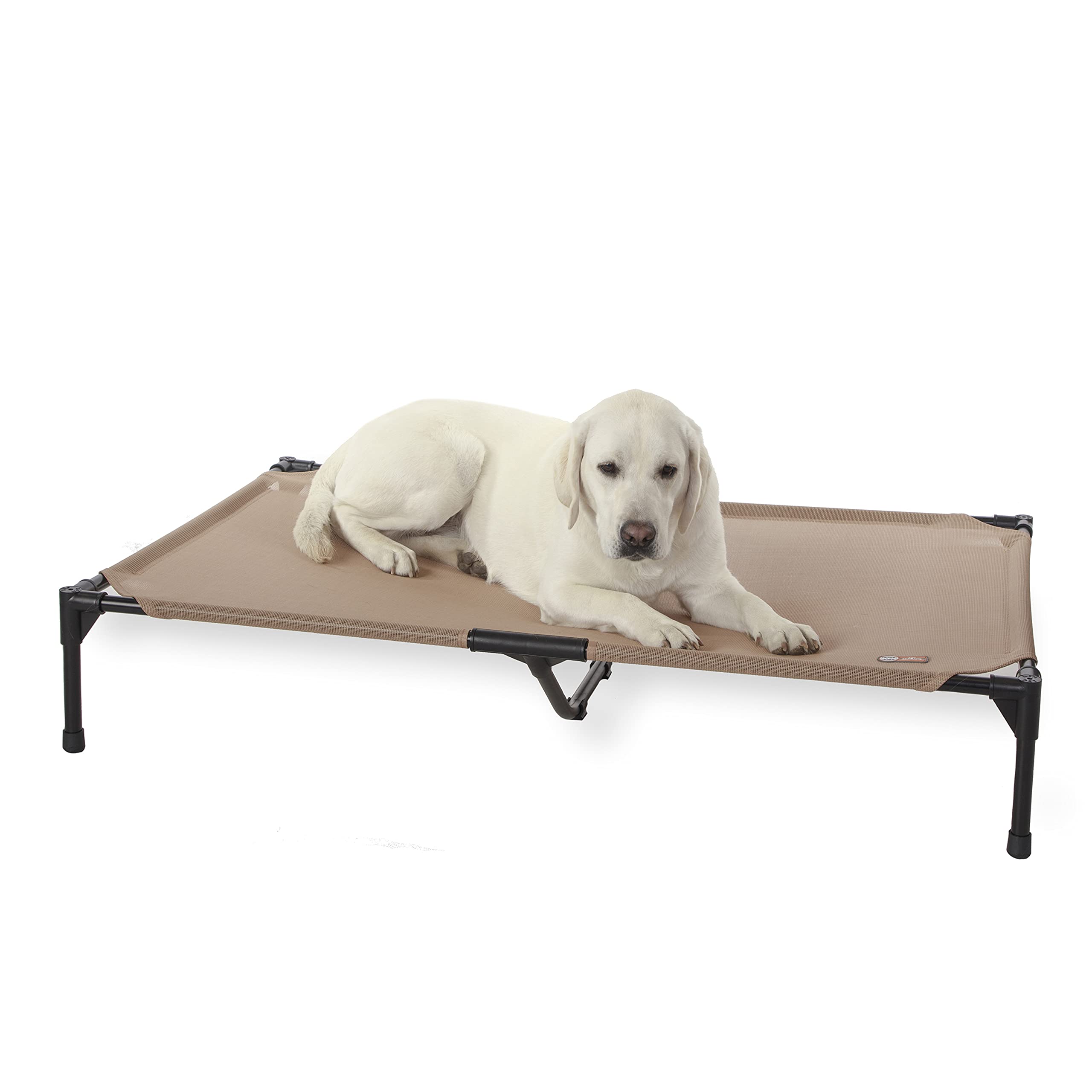 K&H Pet Products cama elevada para perro al exterior con malla impermeable para refrescarse