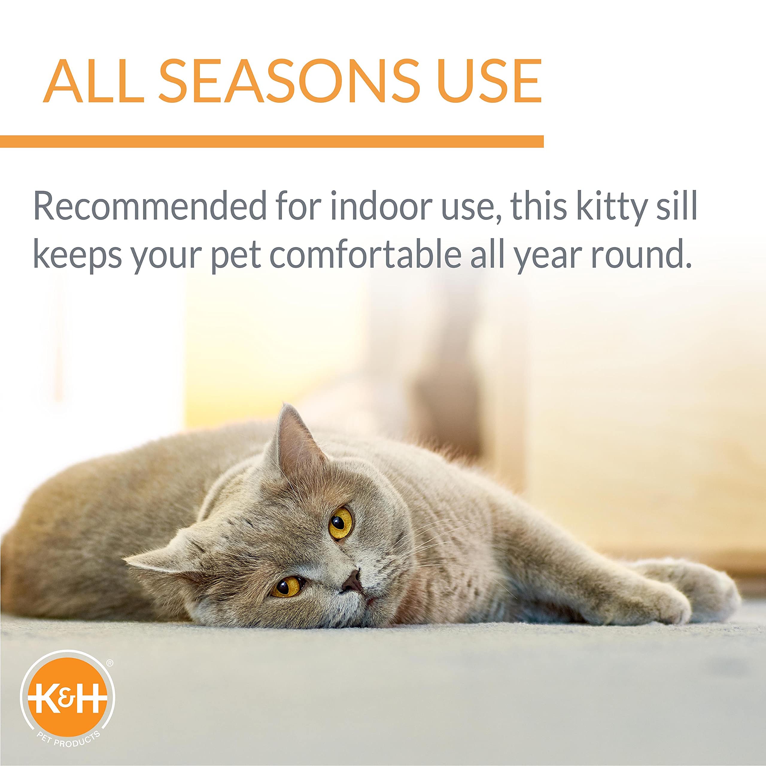 K&H Pet Products Tornillos incluidos para montaje estable y duradero.
