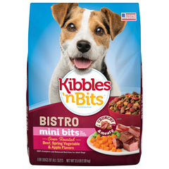 Kibbles 'n Bits Bistro Mini Bits alimento seco para perros pequeños, bocados fáciles de masticar