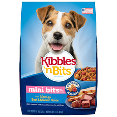 Kibbles 'n Bits Mini Bits: cuatro bolsas de 3.5 lb para razas pequeñas